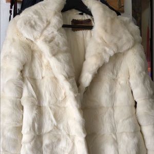 Faux fur coat